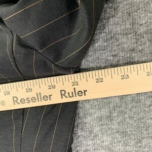 Belvest Suit Men 40R Brown Striped 32x32 Pleated Wool Old Money
